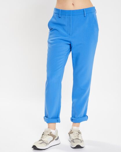 Pantalon à pince Mini bleu